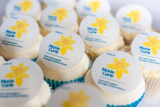 Charity cupcake toppers