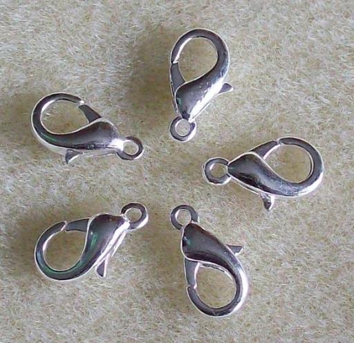 Silver Lobster Clasps