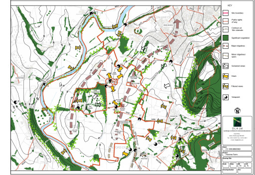 Analysis plan as part of a planning application