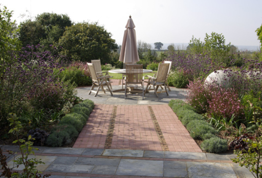 Garden design for a large family garden near Exeter