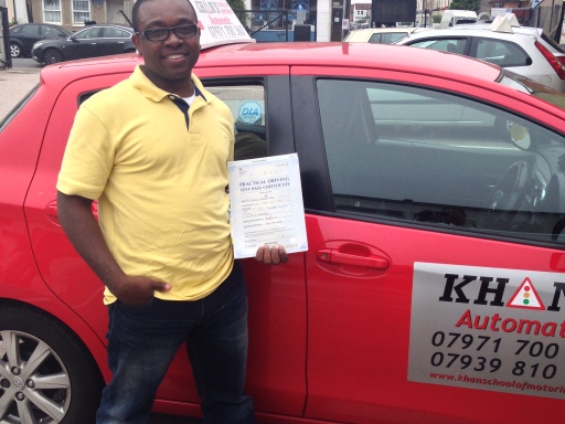 Passed 1st time in Croydon 