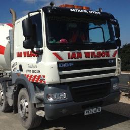 Ian Wilson Haulage Contractor. Flatbed with HIAB 