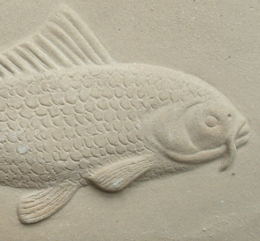 Relief modelled tile