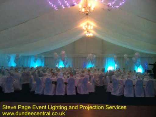 Marquee Lighting Hire, Dundee