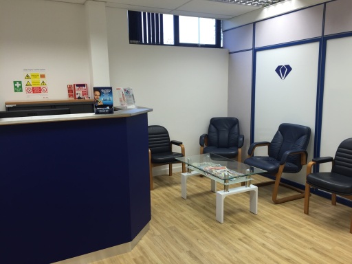 Diamond Dental Studios Exeter Reception Area