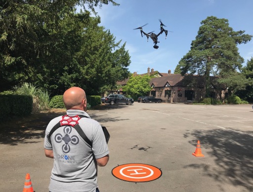 Drone Filming at Cisswood House Hotel, Horsham.