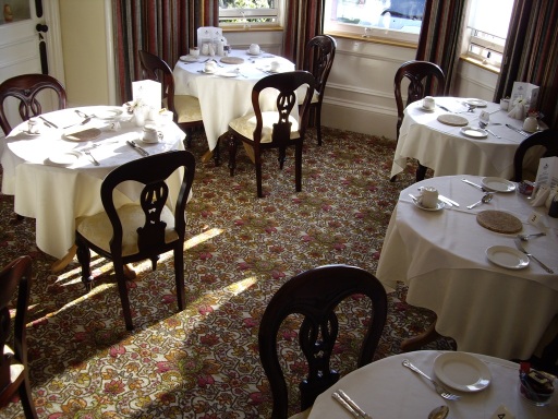 A wonderful breakfast awaits you in the morning.