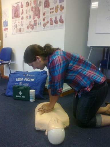 providing first aid training