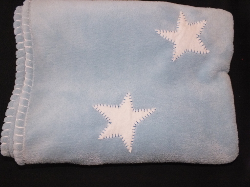 Blue Fleece Baby Blanket