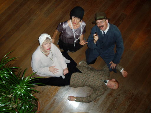 The Murder Mystery crime scene