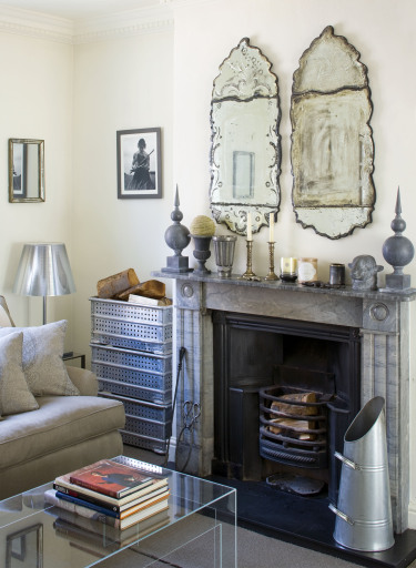 Beautiful fireplace and surround
