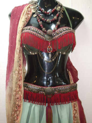 Hand made 'Koochi by Koochi' Tribal Belly Dance Costume