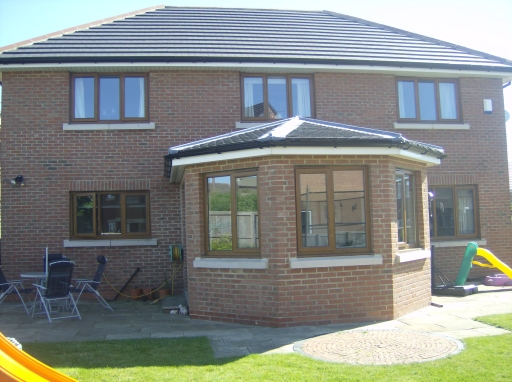 Timber Frame House built by John Wragg Joinery and Building Services.