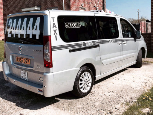 Silver ASAP taxi at Newport Isle of Wight
