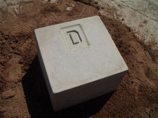 Depth marker block