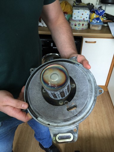 Heat exchanger insulation faulty hot temp CO gases leaking into room