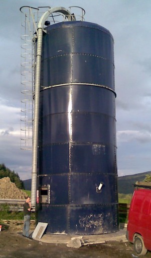 Moist Grain Silo