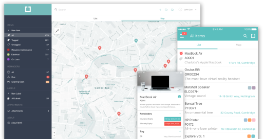 itemit - iOS app, Android app and desktop portal