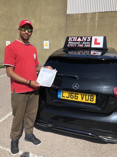 Passed 1st time in Croydon 