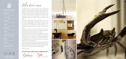 Luxury B&B website project