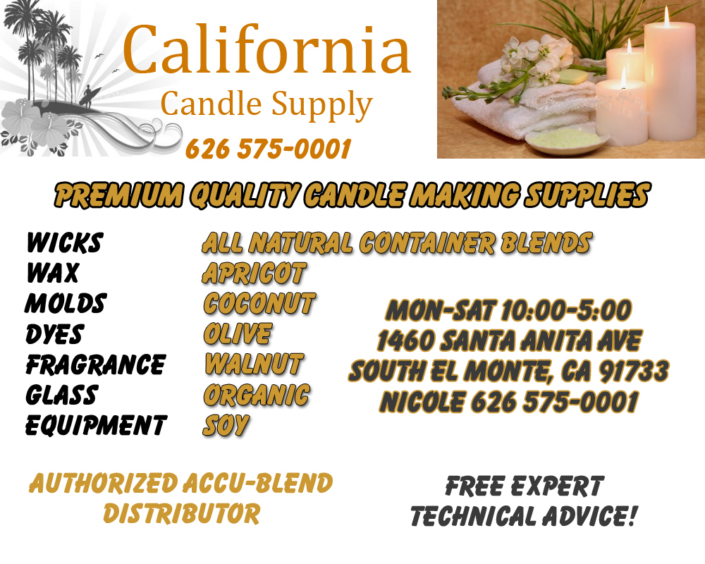 California Candle Supply 126 Pioneer Place, Pomona, CA, 91768