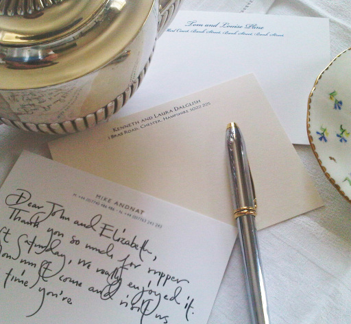 Personal stationery, correspondence cards and headed paper