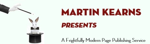 Martin Kearns' Website Designj