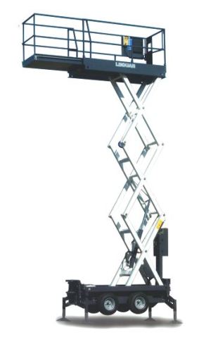 Leguan 80SX Scissor Extending Platform Dual-Fuel Lift
