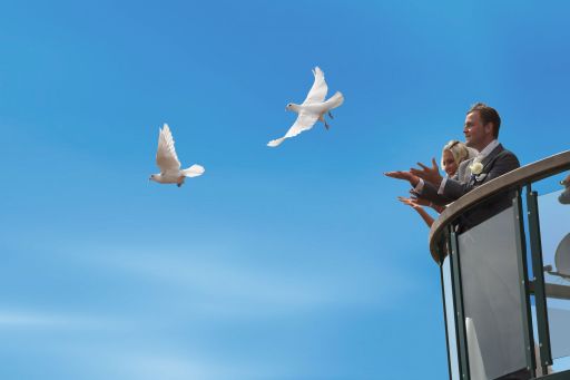 Dove Release at Thronbury Golf Club, Image Sheila Harvery Photography