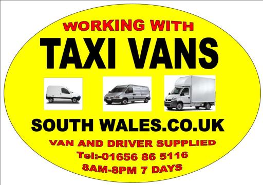 taxi vans and driver from ??20 +fuel