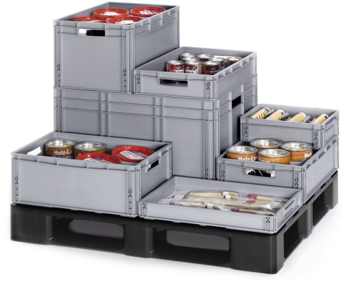 Plastic Stacking containers from Solent Plastics