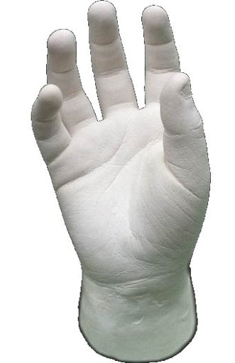 Cast of a boy's hand on his 6th Birthday