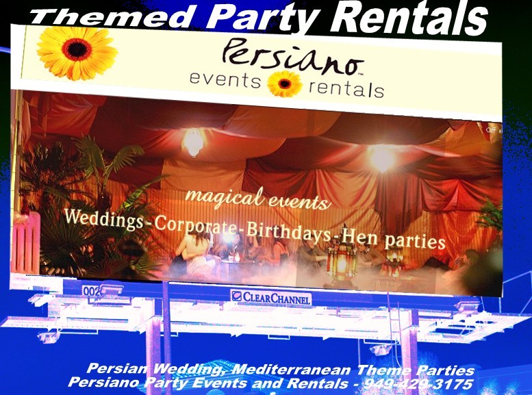 Orange County Party Rentals Persiano Events and Rentals, Laguna Hills