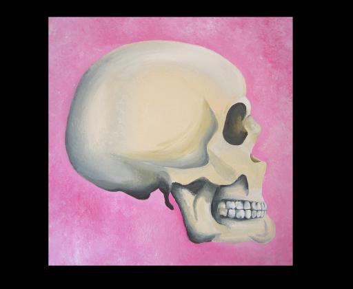 Pink Skull - Christina Ashman Art