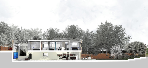 Planning approval for 18 elegant houses.