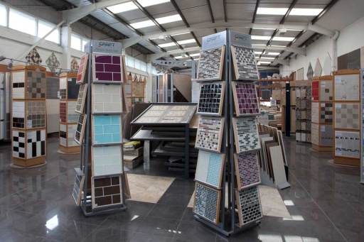 Inside Collinson Tiles, Gloucester
