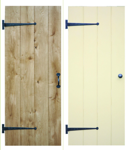 Character oak and painted tulipwood door kits