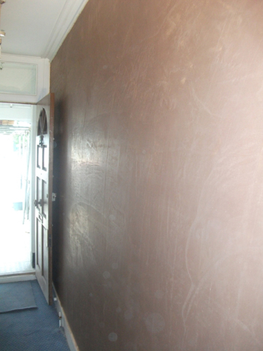 hall plastered