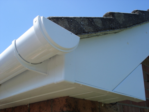 White Pvcu Bargeboard