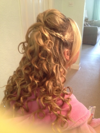 Hair up
