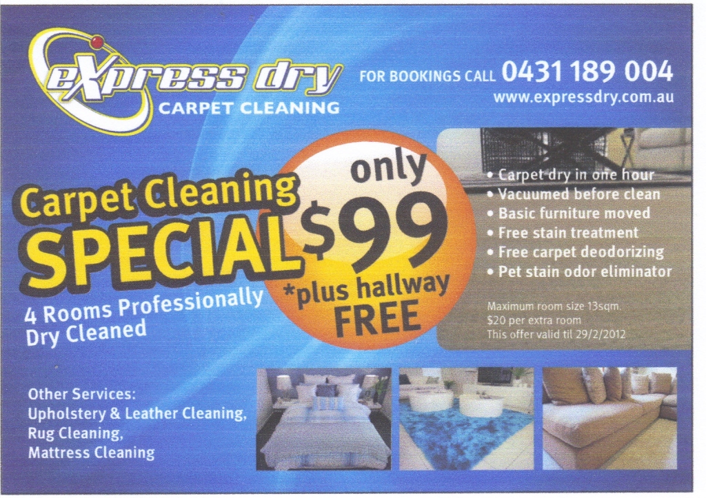 Express Dry Carpet Cleaning 44 Williams Street, Wakerley, 4154