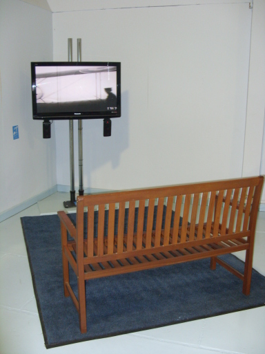 Loop mat installed within a museum