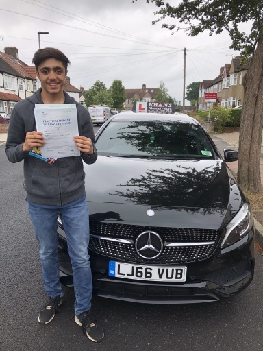 Passed 1st time in West Wickham 