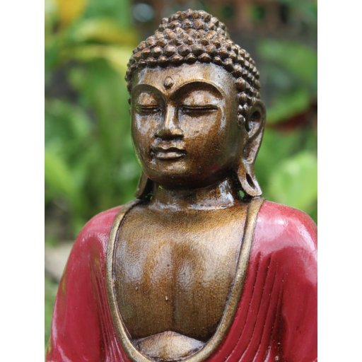 Fair Trade resin buddha