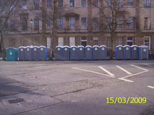 portable toilets for marathons