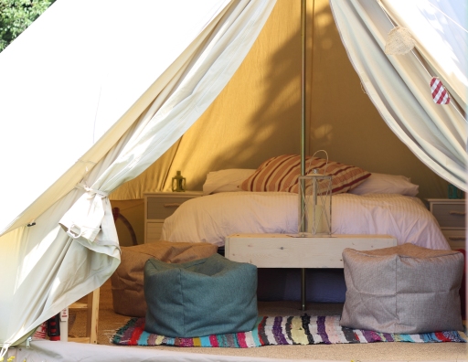 Wild Canvas Glamping Bell Tent Luxury - Cornwall