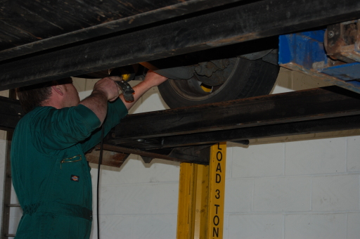Our MOT Tester performing an MOT Test