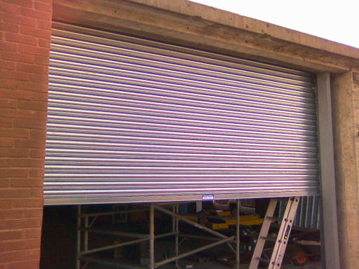 industrial galvanised roller shutter