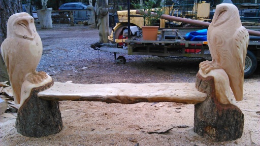 Outstanding Owl garden bench