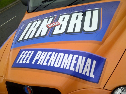 A G Barr IRN-BRU 25 taxis UK Wide